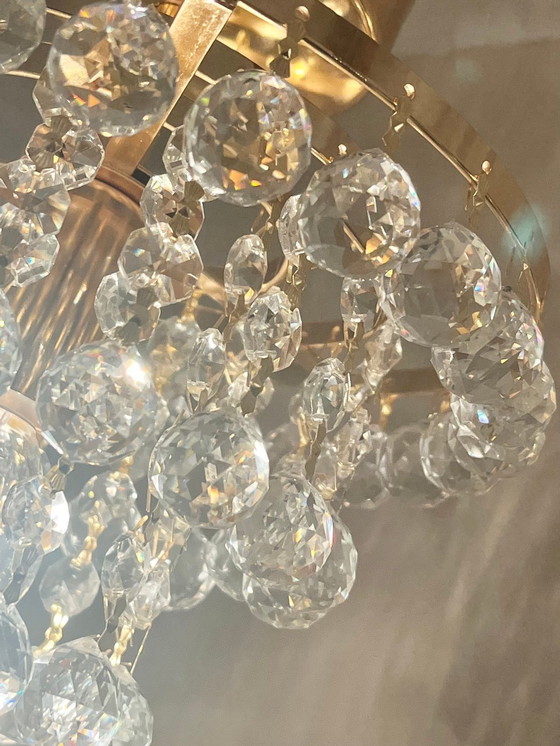 Image 1 of Lampada a sospensione in cristallo strass Swarovski di marca