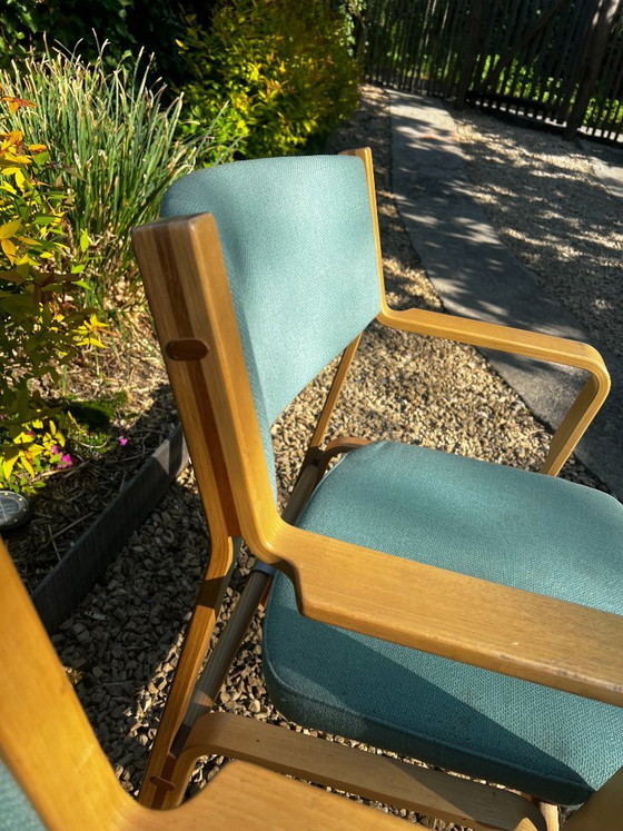 Image 1 of RAR 2X Hans Wegner JH 47-2 bureaustoel, 1980, Denemarken XL