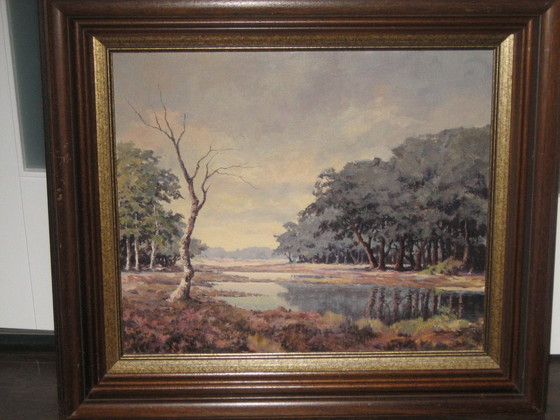 Image 1 of 2 cuadros de paisajes holandeses.