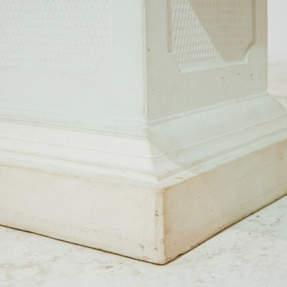 Image 1 of MK10238 Tavolino in vetro e cemento