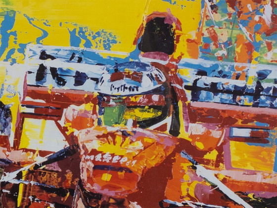 Image 1 of Uli Hack Kunstdruck, Siebdruckmotiv Ferrari F399 von 1999 Limited