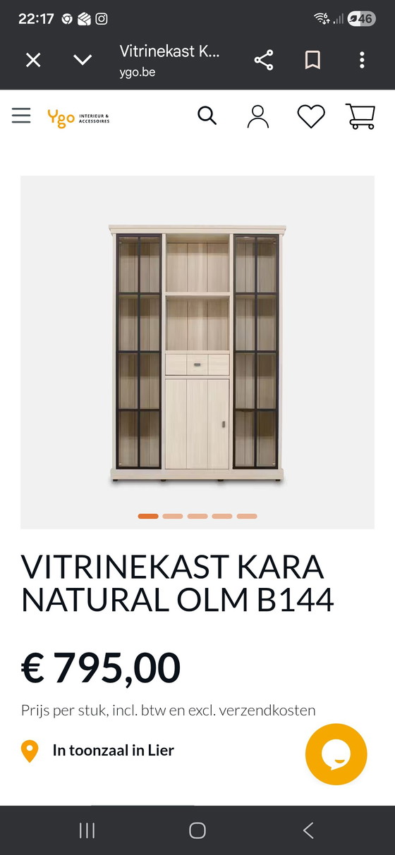 Image 1 of Vitrine lumineuse