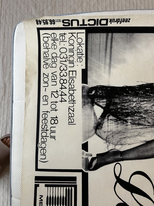 Original Tina Turner concert poster - Antwerp, Queen Elisabeth Hall - April 21, 1979