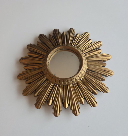 Small Vintage Sunburst sun mirror