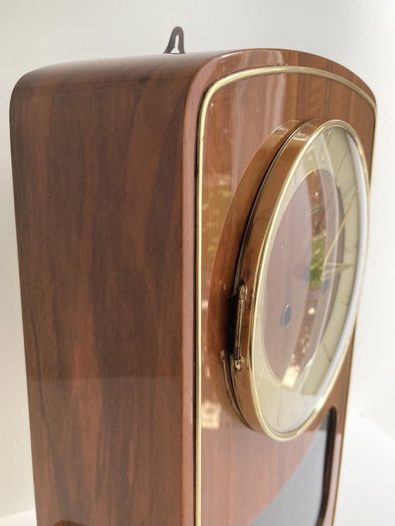 Image 1 of Vintage Kieninger wall clock - mechanical - 1950s/60s