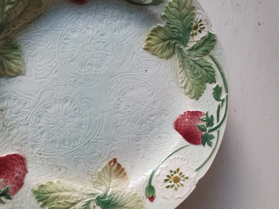 Image 1 of Antieke Keller & Guérin St Clément aardbeienset ca 1900