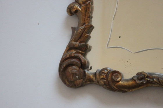 Image 1 of Vergoldeter Holzspiegel im Neo-Rokoko-Stil, Ende 19.