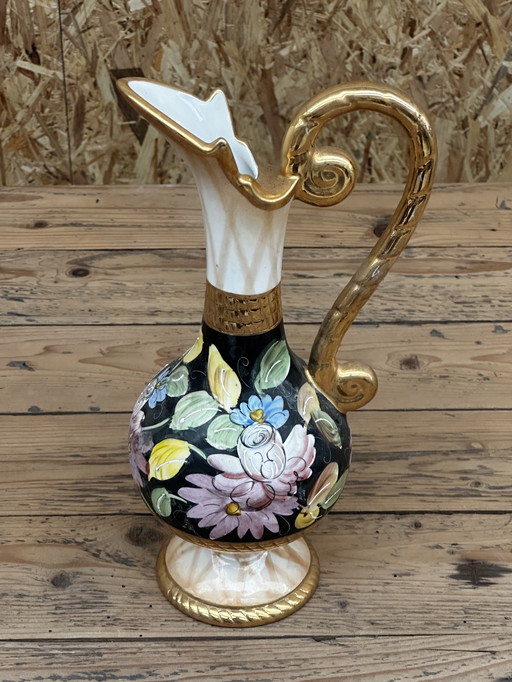 Aiguillere Vase Soliflore Vintage - Hubert Béquet Quaregnon H 28 cm