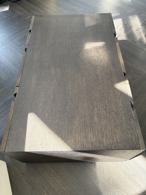 Coffee Table Veneer Wood Showroom Model – salontafels (photo 2 of 3)