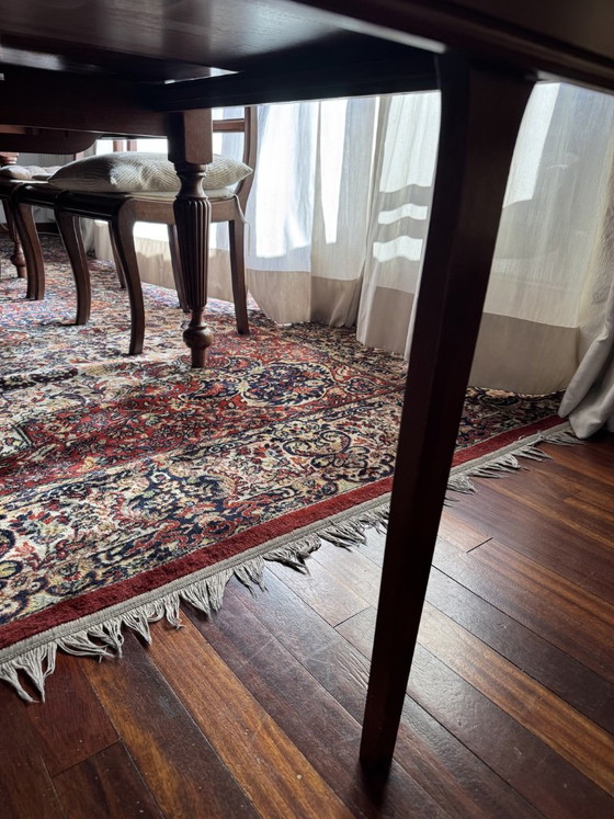Super Uitschuifbare Mahoniehouten Tafel – hecha a medida, Eettafels, Wood (photo 4 of 5)