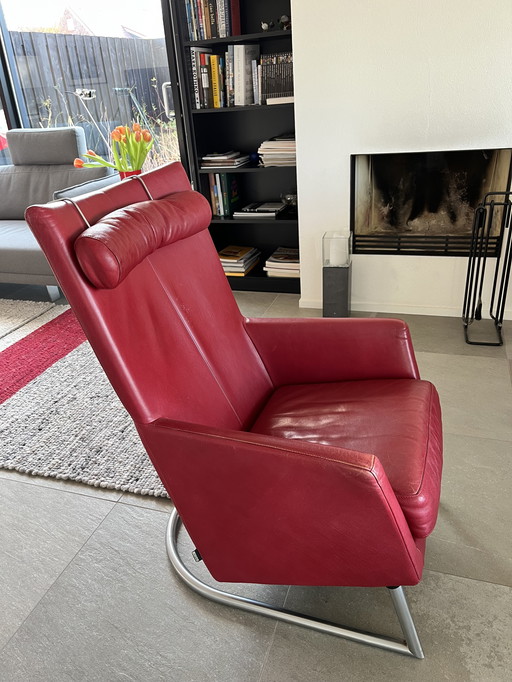 Montis Madonna Design Fauteuil Red Leather