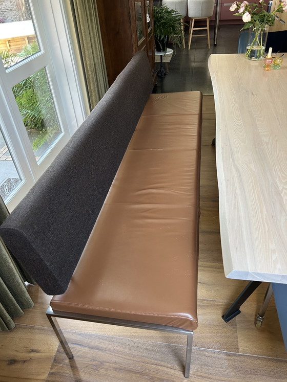 Banco de comedor Harvink – Sofás de 3 plazas, Leather, Wool (photo 5 of 5)