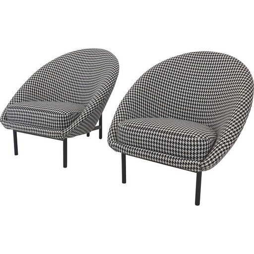 Pair of vintage F115 armchairs by Theo Ruth for Artifort, 1960s