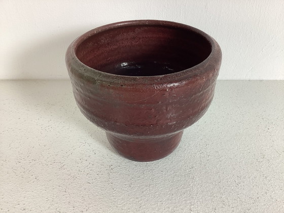 Image 1 of Mobach keramiek vintage bloempot pot 