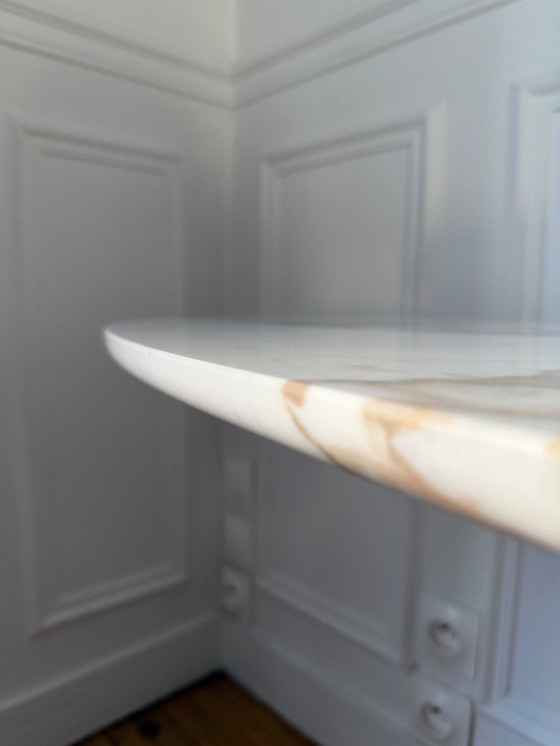 Image 1 of MINOTTI - Catlin Console Rodolfo Dordoni Arabescato Purple Marble - L 150 cm