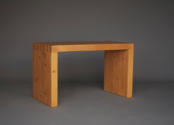 Image 1 of Vintage solid pine bench in the style of Ate van Apeldoorn, 1970s