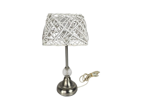 Image 1 of Ikea – Modell Knepp – Typ B0411 – Glas – Nickel – Holz – 90er Jahre