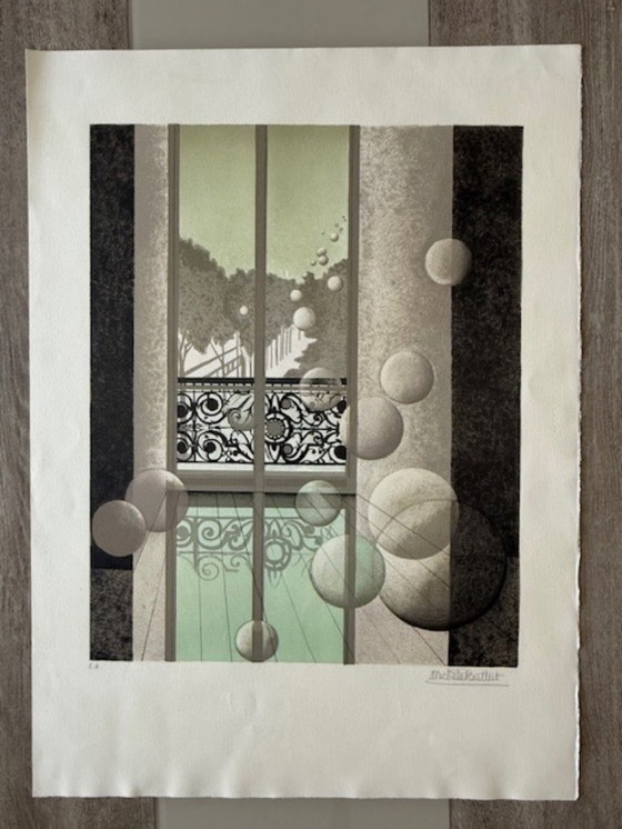 Image 1 of Litografia di Michele Battut