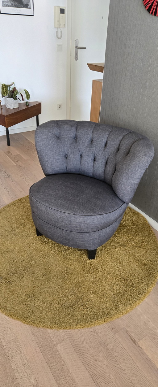 1 Beautiful mid-century cocktail armchair from the 1960s