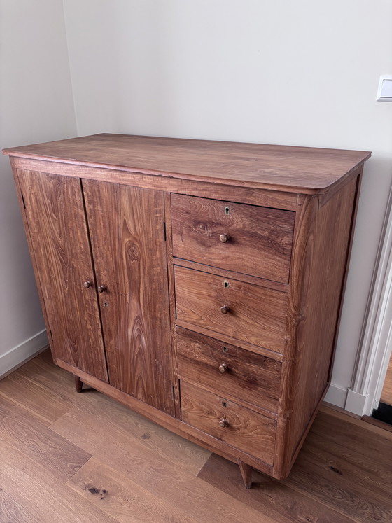 Image 1 of Teakhouten kast