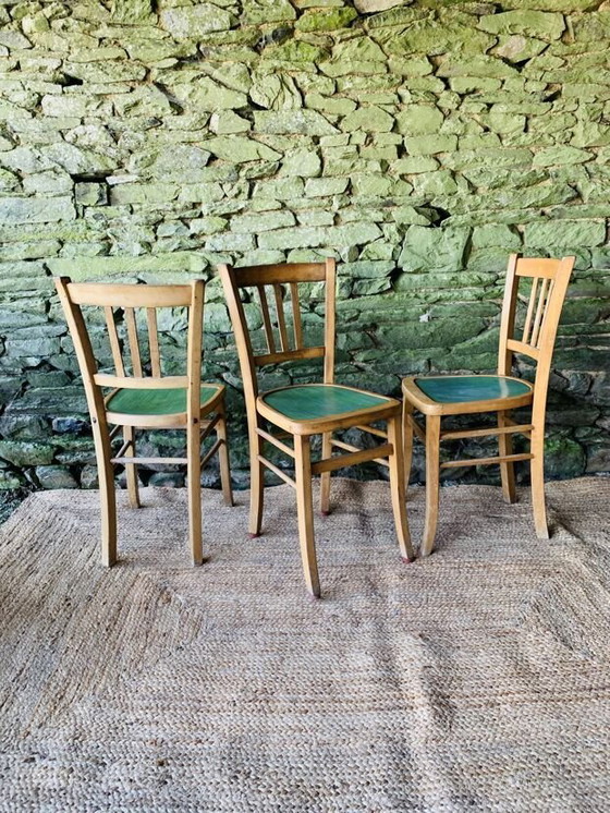 Image 1 of Set van 3 bistrostoelen