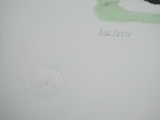 Fernand LEGER : Les Constructeurs Au Vélo, Lithographie Signée – Lithographies et sérigraphies, Paper (photo 4 of 10)