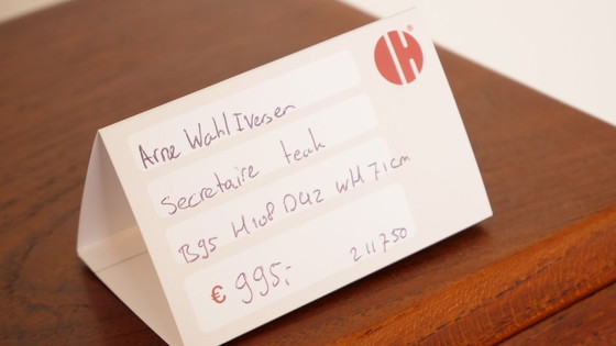 Image 1 of Vintage secretaire | Arne Wahl Iversen | Teak | 95 cm