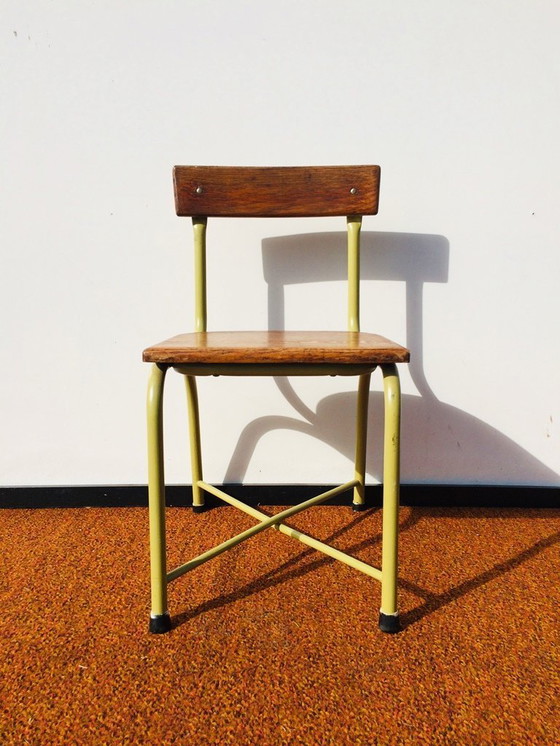 Image 1 of Vintage industrial TUBAX toddler chair [Vintage 50s] children's chair