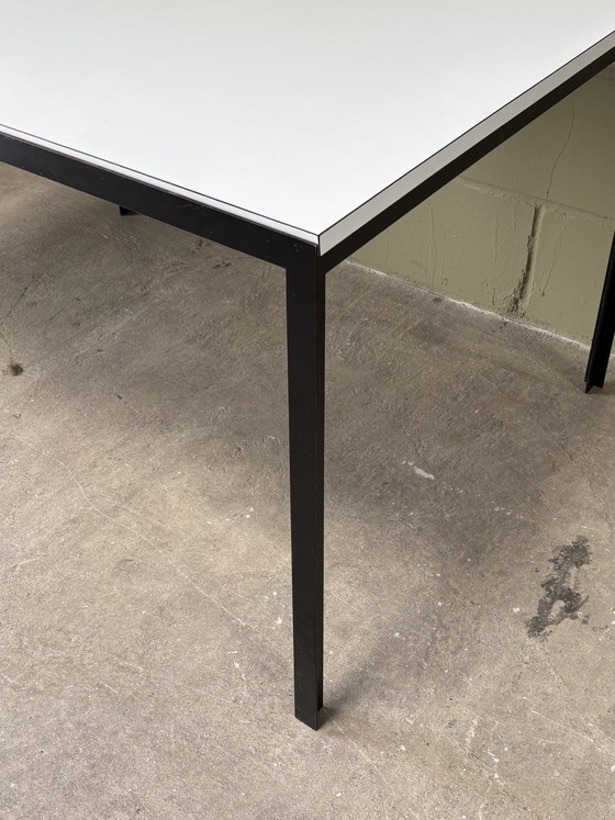 Florence Knoll By Knoll International T-Angle Dining Table Mid Century Modern – Metal (photo 10 of 12)