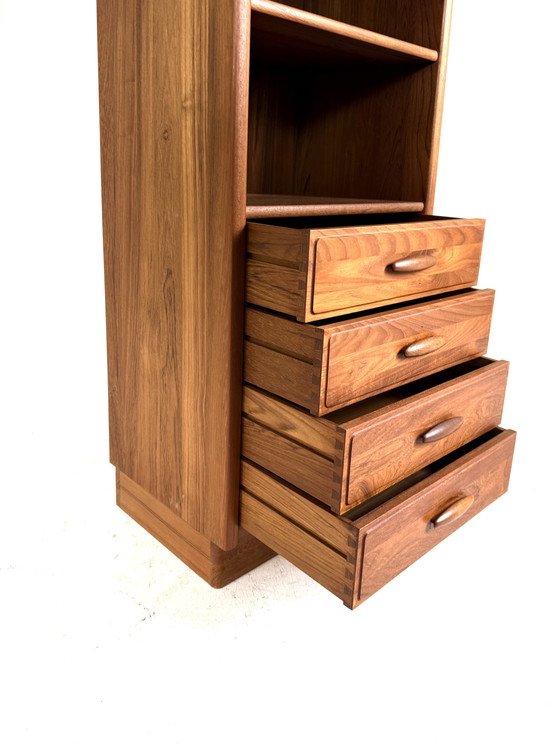 Image 1 of Bibliothèque vintage en teck, Dyrlund '70