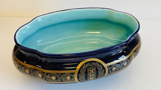 Pflanzkübel Sarreguemines Frankreich – Sarreguemines France, Ceramic (photo 8 of 15)