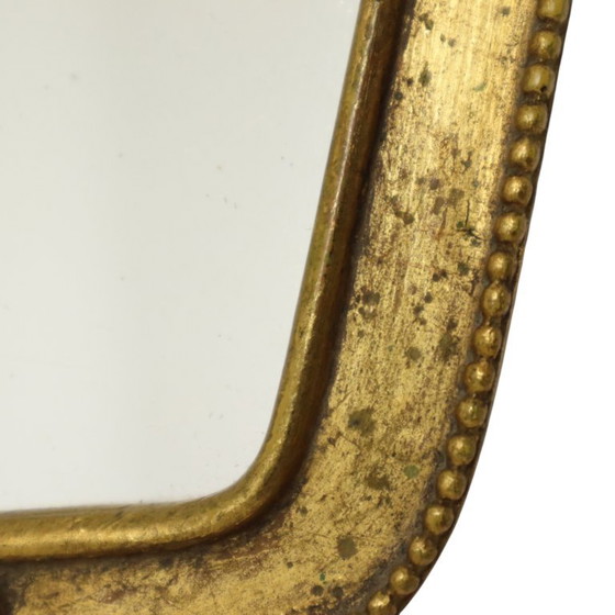 Kleine Franse Kuifspiegel Bladgoud Verguld Barok Stijl – Glass (photo 14 of 26)