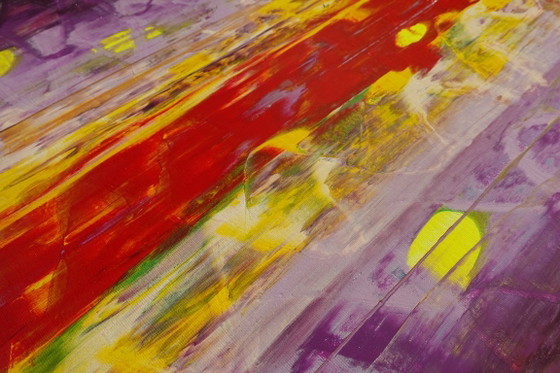 Abstract A1402 - Groot Origineel Schilderij – Schilderijen & Tekeningen, Canvas (photo 13 of 19)