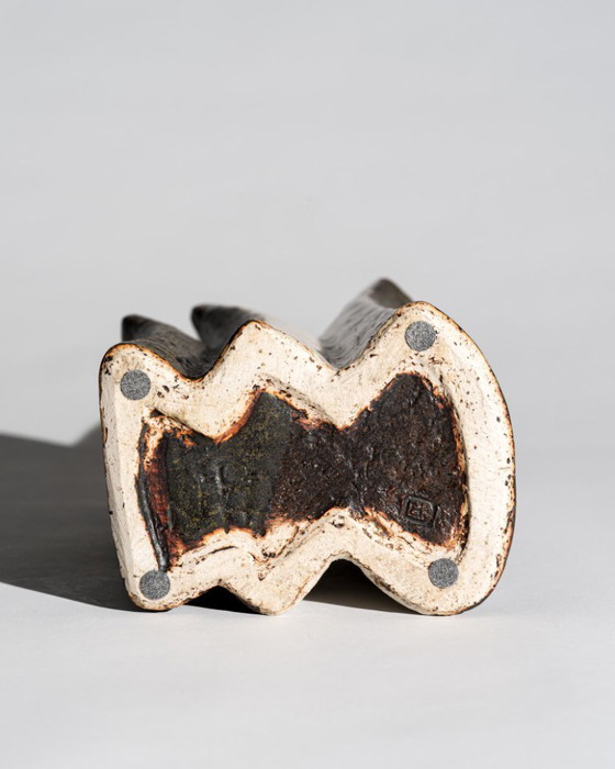 Image 1 of Ingeborg Zenker & Gerburg Karthausen Studio Ceramic Trio – Sculptural Vessels Organic Form Objects, Germany, 1970s-1980s