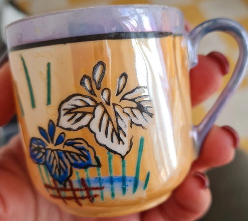Japanese cups made of translucent porcelain