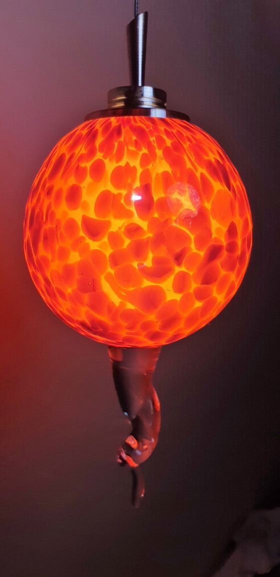 2 hand-blown pendant lamps – Metal (photo 15 of 23)