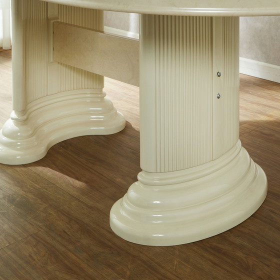Saltarelli Florence Dining Table, Ivory Look, – Mdf, Wood (photo 2 of 9)