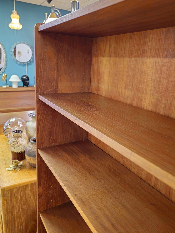 Image 1 of Vintage Deense Boekenkast Openkast Ladekast