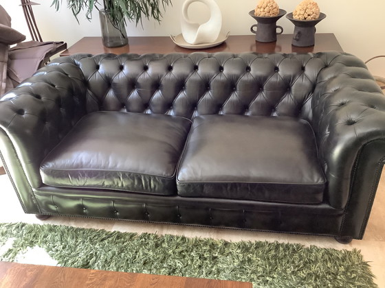 Image 1 of 2 divani Chesterfield da 2,5 posti