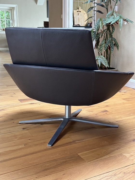 Image 1 of Montis Hugo Drehsessel aus braunem Leder