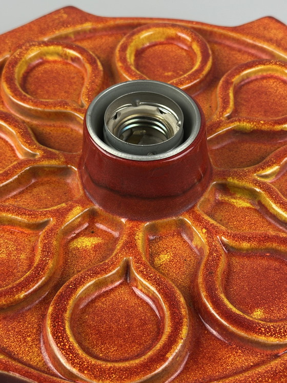 Image 1 of Lámpara de pared de cerámica de los años 60 y 70, diseño de la era espacial de mediados de siglo