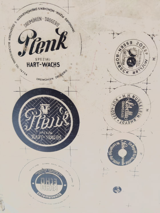 Image 1 of Advertising sign printing plate 1920 - Yankee Polish patent leather shoe care