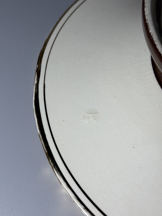 Image 1 of Boch Frères Keramis Art Deco Centerpiece by Raymond Chevalier, Belgium, 1930s