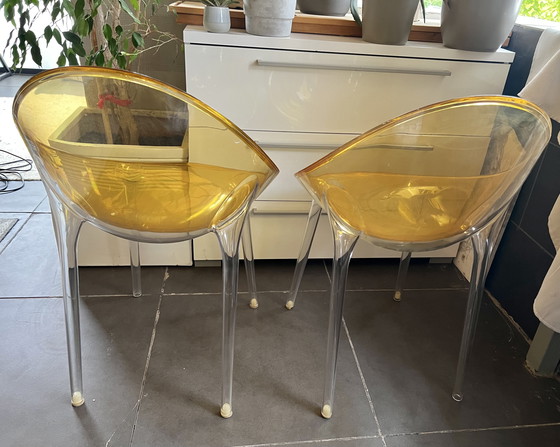 Image 1 of 2x Silla Kartell Mr. Impossible Shell, juego de Philippe Starck
