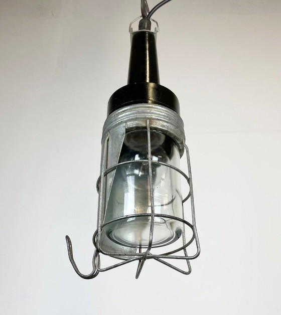 Image 1 of Vintage Industrial Bakelite Hanging Work Light, 1960s