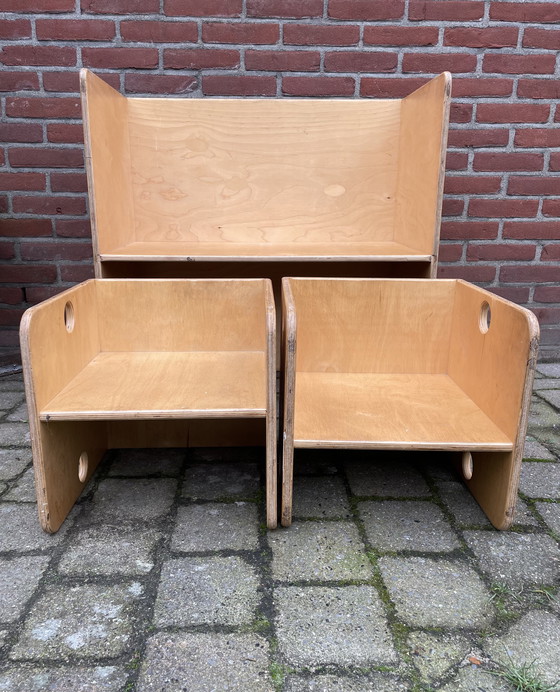 Image 1 of Van Dijk table, bench and chairs