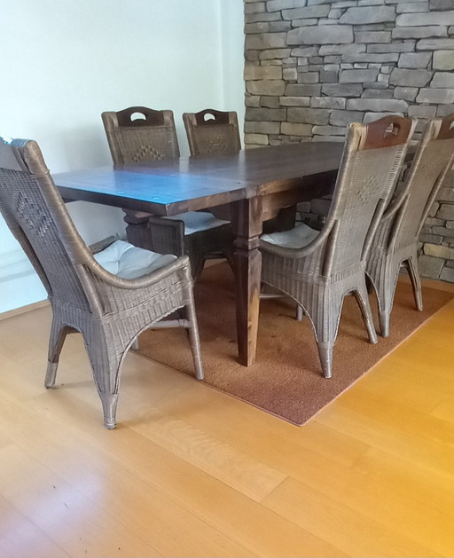 Colonial dining set 7-piece