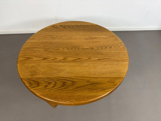 Image 1 of Round Oak Massif Brutalist Coffee Table