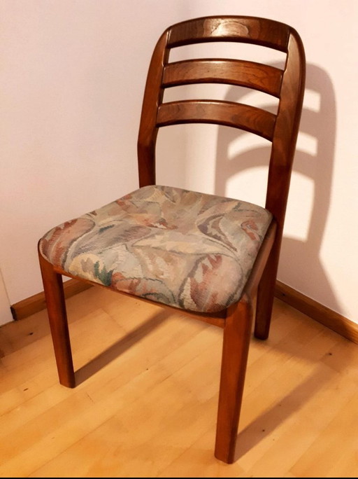 Chair Dyrlund model 1591, Danish Design solid wood, teak
