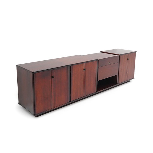Modulair houten dressoir "SC 66" van Claudio Salocchi voor Sormani in de jaren 1960
